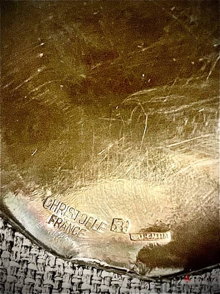 Antique Christofle coll. Gallia tray art deco approx. 1910 3