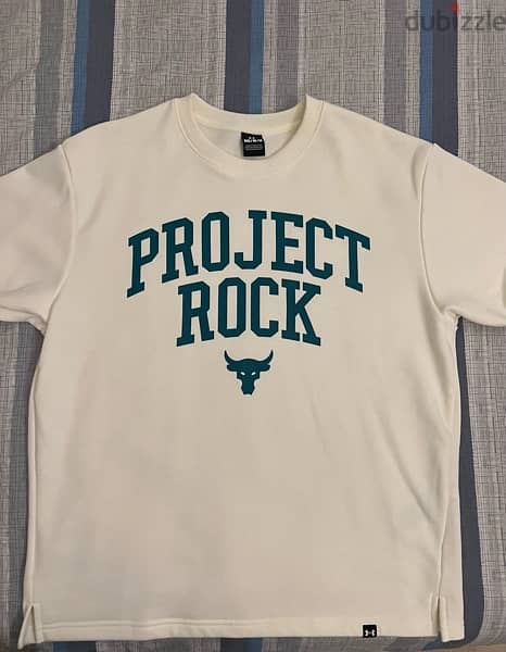 Under Armour Project Rock Heavyweight Terry T-Shirt 1