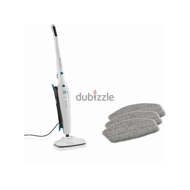 Leifheit CleanTenso Steam Cleaner, Floor Cleaner with 3 Pads 1
