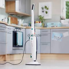 Leifheit CleanTenso Steam Cleaner, Floor Cleaner with 3 Pads