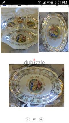 madona gold 24k plates full set royal