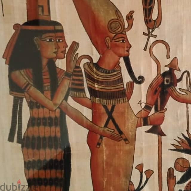 Egyptian Papyrus Painting – ‘The Royal Ceremony’ 77x61 2