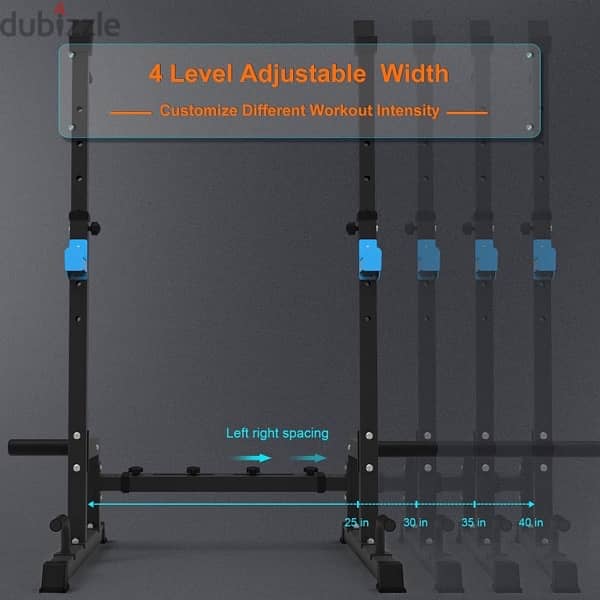 squat rack adjustable 2