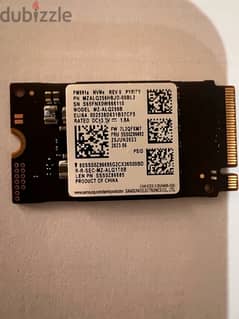NVMe 256GB for sale