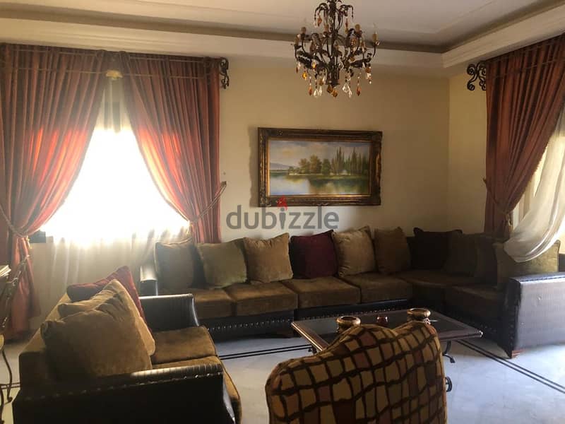 zahle rassieh 185 sqm fully furnished apartment for sale Ref# 5847 2