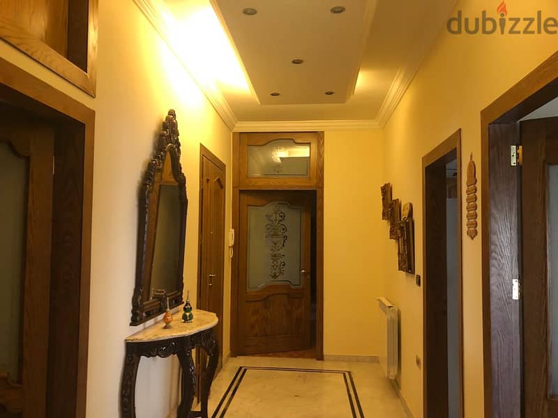 zahle rassieh 185 sqm fully furnished apartment for sale Ref# 5847 9