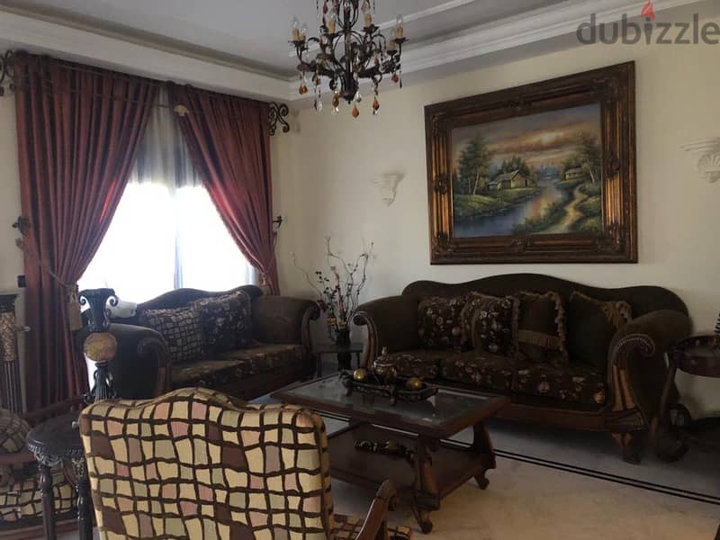zahle rassieh 185 sqm fully furnished apartment for sale Ref# 5847 10