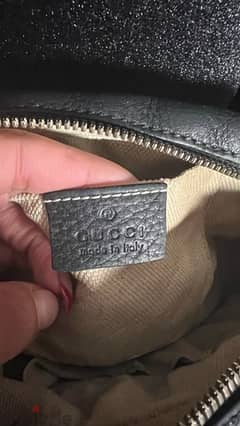 Authentic Gucci disco black bag like new for sale