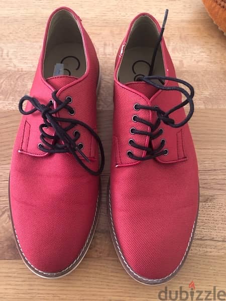 Calvin klein hot sale shoes red