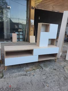 New TV Unit colour beige and white high quality 0