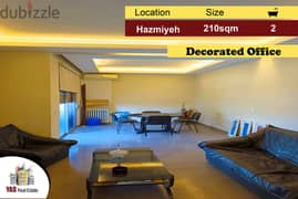 Hazmiyeh 210m2 | Office | Fully Decorated | Prime Location | PA |