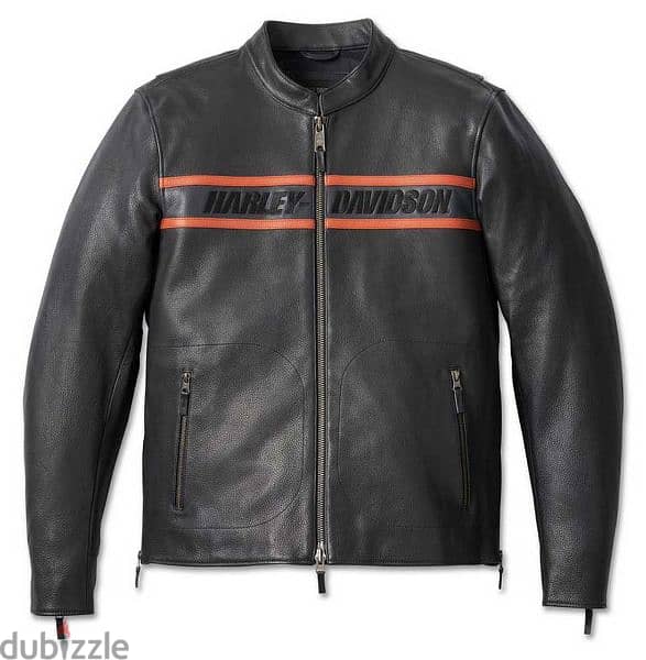Harley Davidson Biker Leather Jacket 1