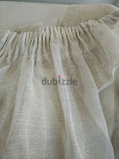 6 white curtains (Made in France) - Not Negotiable