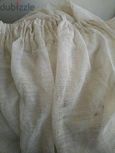 6 white curtains (Textile made in France) - Not Negotiable 1
