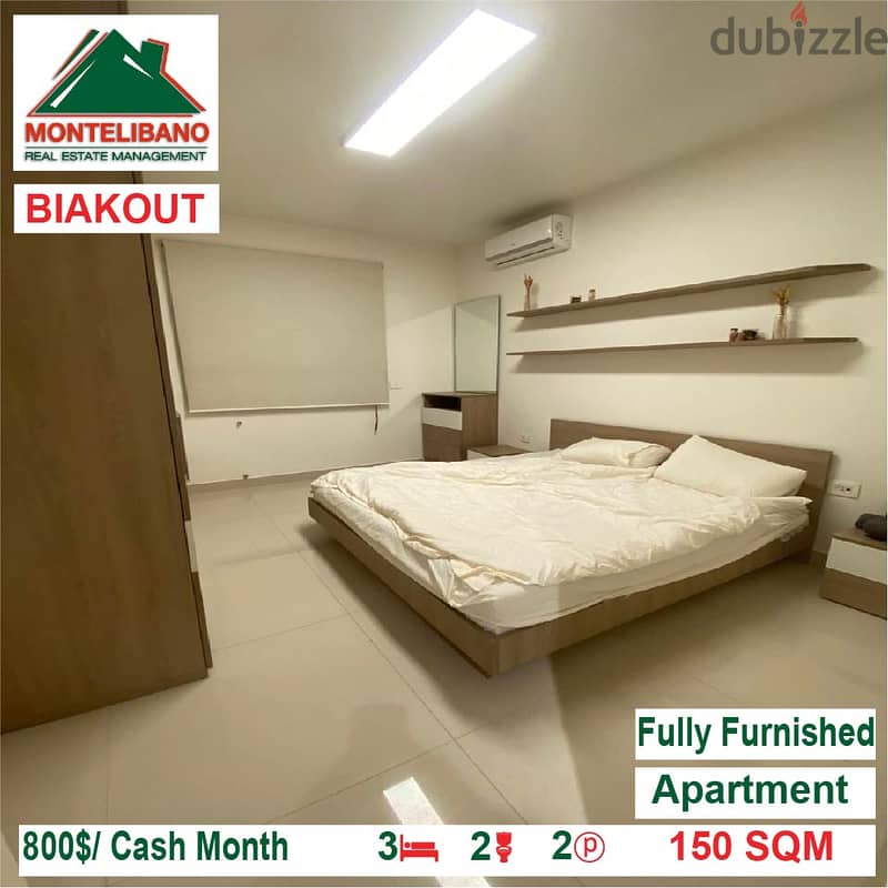 800$/Cash Month!! Apartment for rent in Biakout!! 1