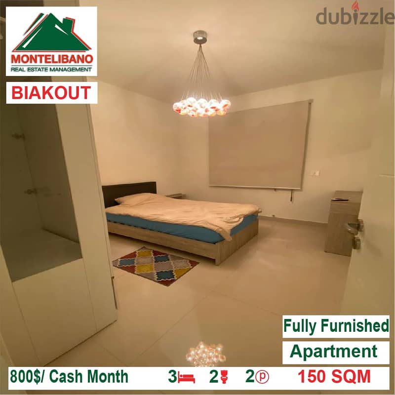 800$/Cash Month!! Apartment for rent in Biakout!! 2