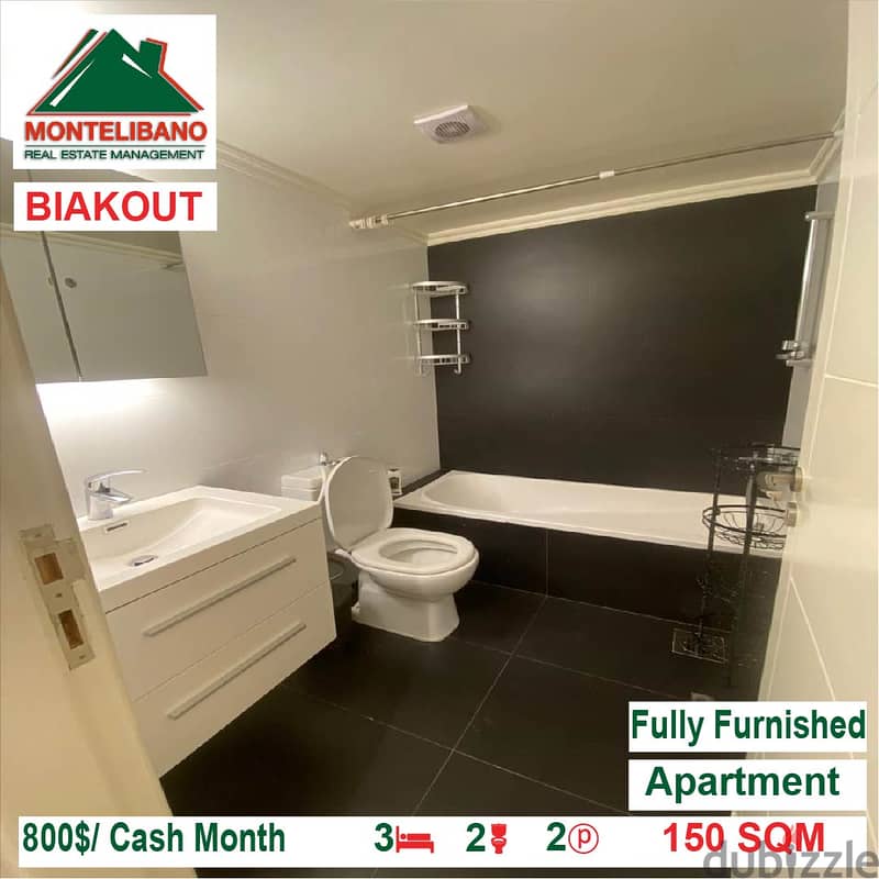 800$/Cash Month!! Apartment for rent in Biakout!! 4