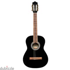 Stagg SCL60 classical guitar with spruce top Black 0