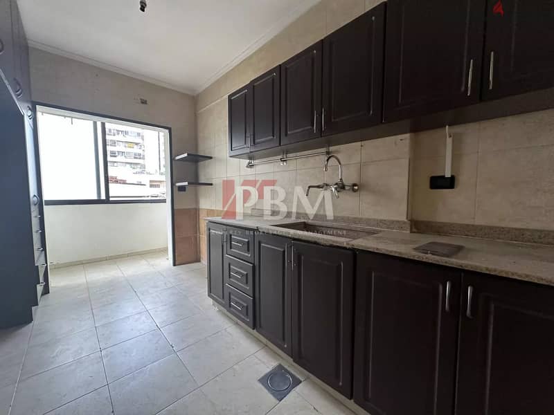 Comfortable Apartment For Sale In Ras El Nabaa | Parking | 125 SQM | 8