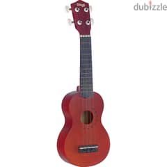 Stagg Traditional soprano ukulele with tattoo design