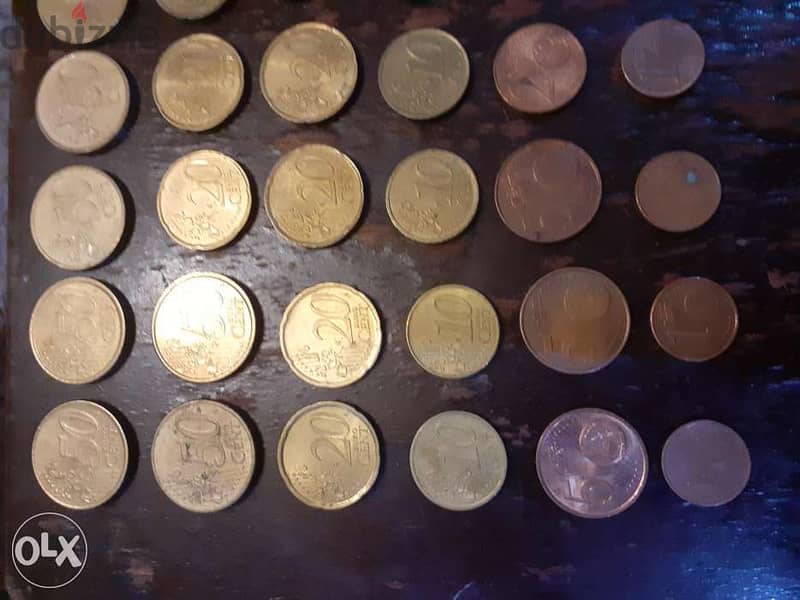 مجموعةانتيك عملات يورو معدنية 2