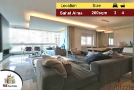 Sahel Alma 200m2 | Open View | Decorated | Well Maintained |  IV |