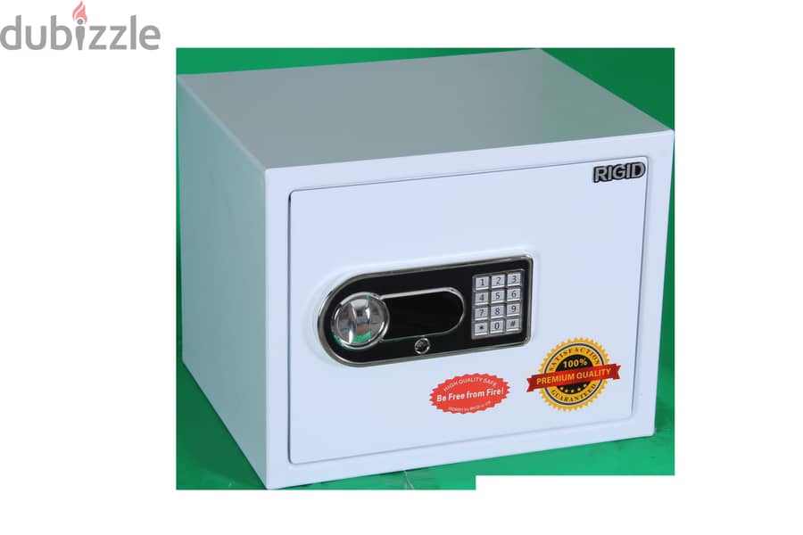 Petty Cash Steal Metalic Safe box 30cm Digital خزنة حديد كاش للنقود 0