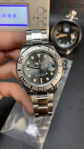 Rolex yacht m one grey dial swiss super clone 1.1