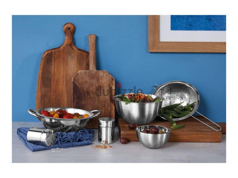 ernesto/stainless steel bowl set 3