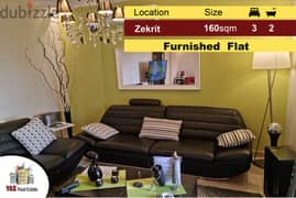 Zekrit 160m2 | Furnished Flat | Mint Condition | Decorated | View |PA 0