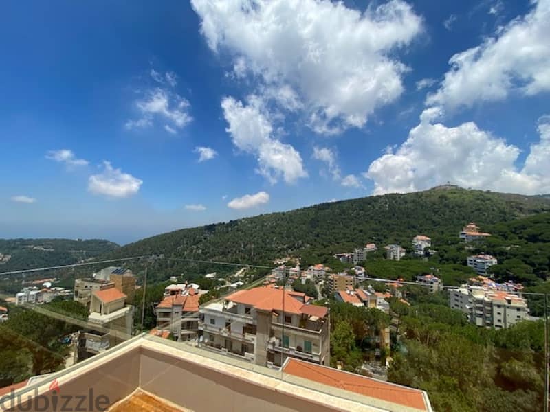 150 Sqm| Furnished Roof For Rent In Broummana |Panoramic Mountain View 11