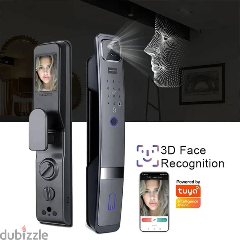 Smart Door Lock 3D Face Fingerprint 2