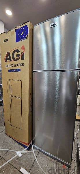 refrigerator fridge silver AGI براد ١٢قدم 1