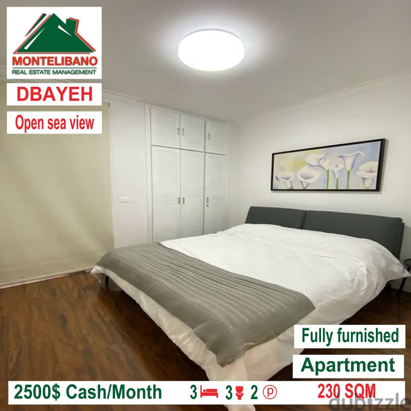 Open view and fully furnished apartment for rent  in DBAYEH!!!! 4