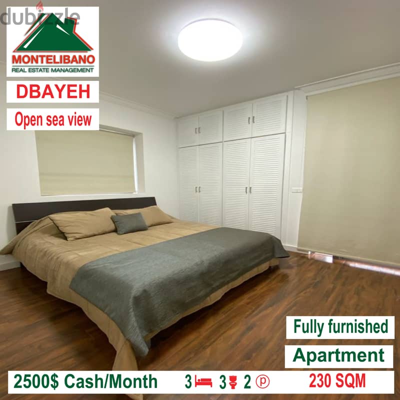 Open view and fully furnished apartment for rent  in DBAYEH!!!! 5