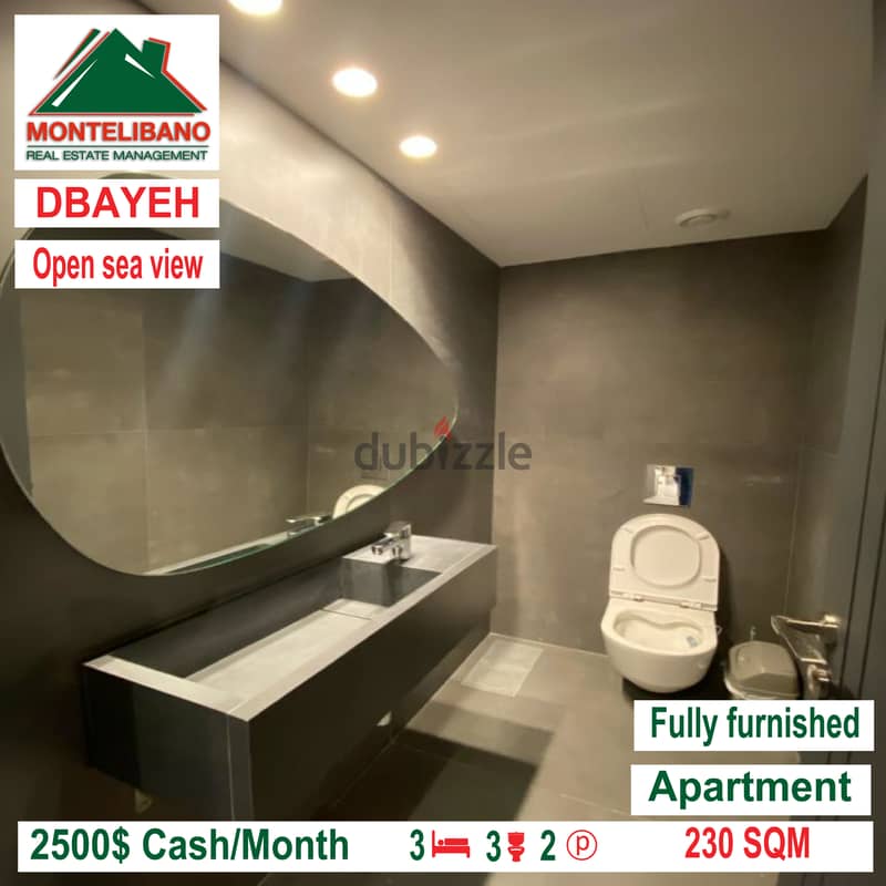 Open view and fully furnished apartment for rent  in DBAYEH!!!! 7