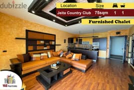 Jeita country Club | 75m2 Chalet | 30m2 Terrace | Furnished | MY | 0