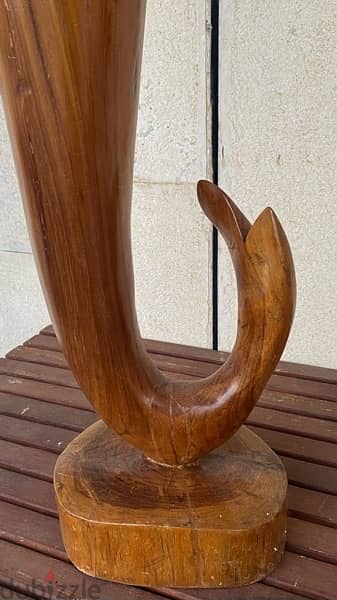 Fish Carved Wooden Sculpture 6