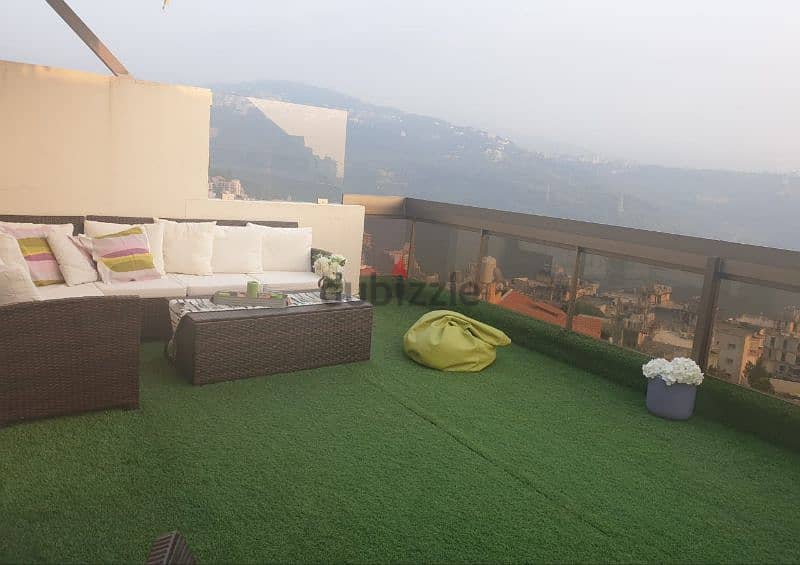 260 SQM Duplex in daychounieh with Panoramic mountain view 2