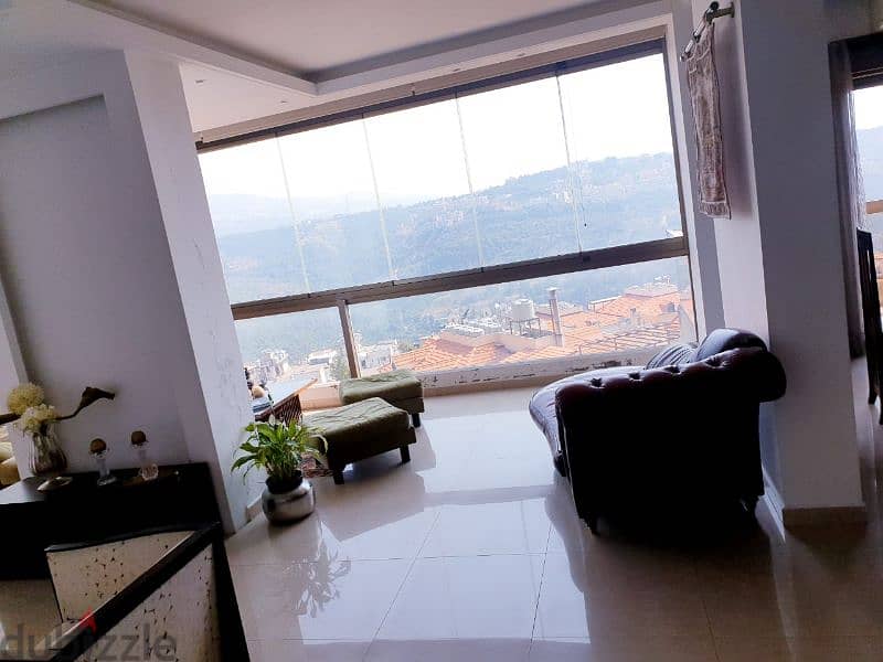 260 SQM Duplex in daychounieh with Panoramic mountain view 12