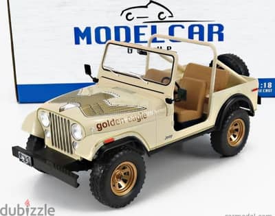 Jeep CJ-7 Golden Eagle 1980 diecast car model 1;18.