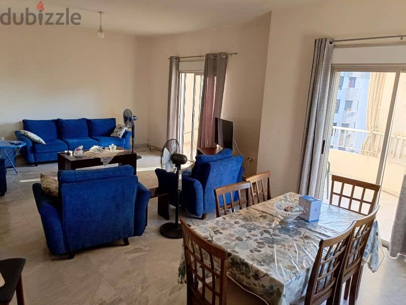 rent apartment cornet chahwan 2 bed furnitched roof top terac view sea 6