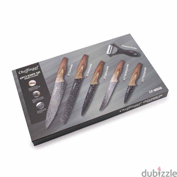 german store cheffinger 6pc knifes set 2