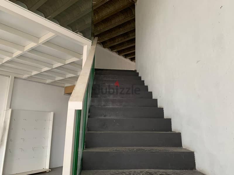 L14155-Spacious Shop With Mezanine for Rent In Mansourieh 1