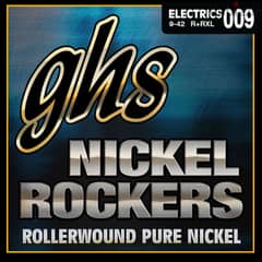 GHS R+RXL Nickel Rockers Pure Nickel Electric Guitar Strings