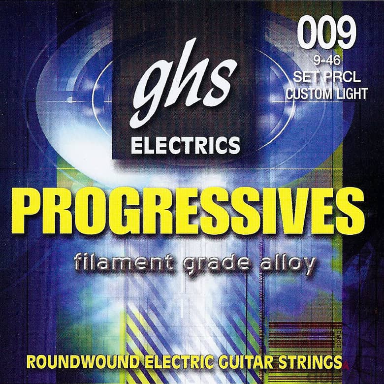 GHS PRCL Set Roundwound Electric Guitar Strings Custom Light 0