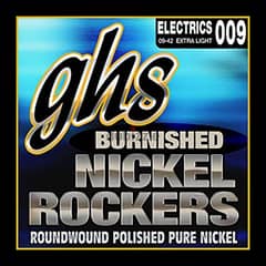 GHS BNR-XL SET Pure Nickel Roundwound Strings For Electric 0
