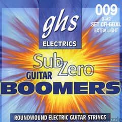GHS CR-GBXL Sub-Zero Boomers Electric Guitar Strings
