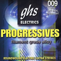GHS PRXL Progressives - Roundwound Extra Light Electric Guitar Strings
