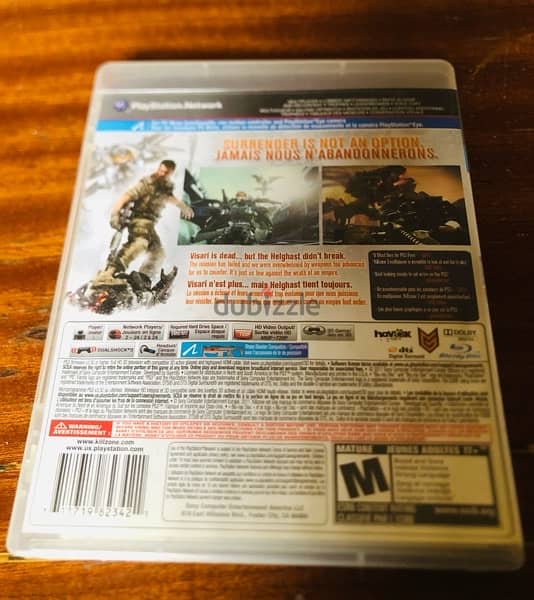 KILLZONE3 Game ps3 2